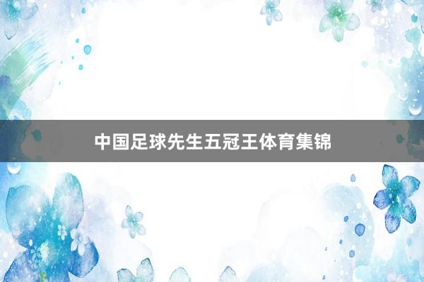 中国足球先生五冠王体育集锦