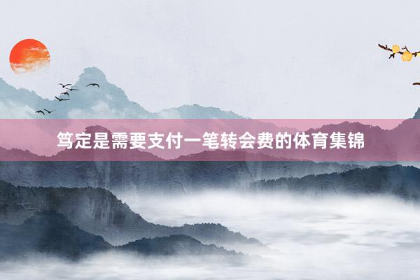 笃定是需要支付一笔转会费的体育集锦
