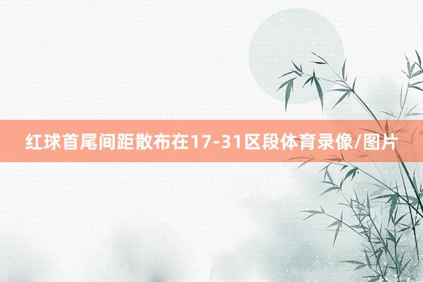 红球首尾间距散布在17-31区段体育录像/图片