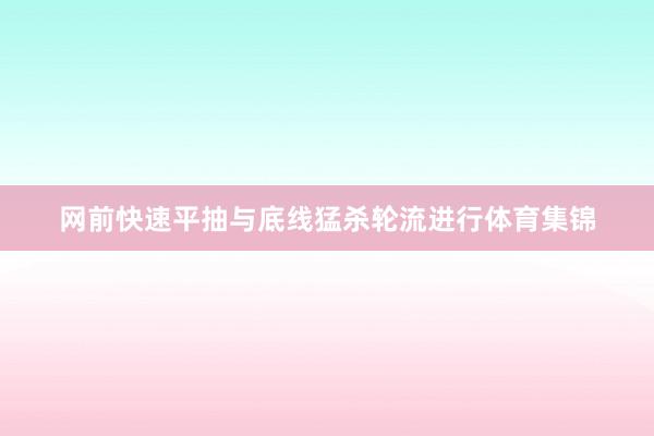 网前快速平抽与底线猛杀轮流进行体育集锦